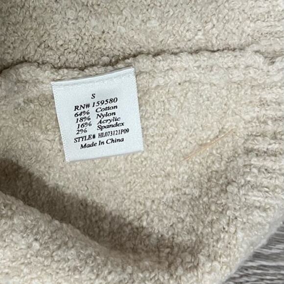 Pink Lily Cutout Bodycon midi crem dress size small - Picture 13 of 13